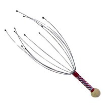 두피 케어 마사지기 탈모 헤어 관리 지압기 1235pcs 머리 편안한 클로 헤드 스파 목 스트레스 릴리프 낙지 릴리스 헤드 스틸 볼, 2pcs 무작위 색상, 2pcs 임의의 색상