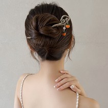 [실버플라워]궁중비녀 긴머리 한복헤어비녀 패션비녀 한복비녀XC023