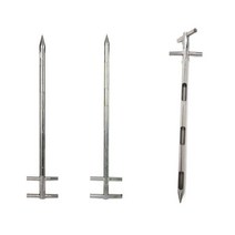 스텐 샘플러 다공 심층시료 채취기 시멘트 샘플러, 스틸샘플러19mm/0.8m(이중 수평 핸들)