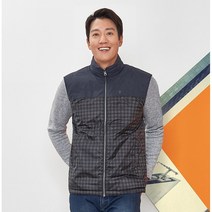 콜핑 다레크KQV7574M 남성용양면 경량패딩조끼 리버시블형