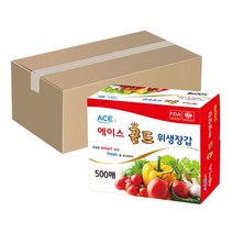 에이스 골드 위생장갑 500p, 4개
