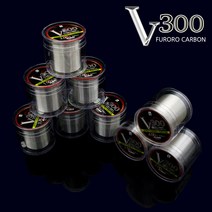 카본 원줄 목줄 300m대용량 루어 낚시 라인 배스 볼락 (V300), V300-4.0호(16lb)