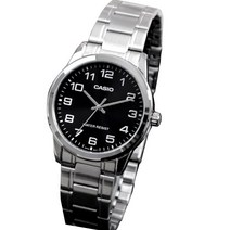 카시오 사용하기 편리한 슬림 심플 남녀 커플 시계