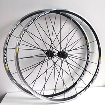 도로 자전거 700C 바퀴 부품, Front and rear wheel