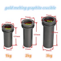 1kg/2kg/3kg/4kg/5kg 고순도 흑연 도가니 용융 금 은 구리 용광로 주조 금형 보석 도구, 01 0.5kg  1pcs