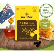 종근당건강 와일드 비 프로폴리스 플러스 아연 60캡슐