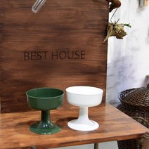 BK오아시스 플라스틱 수반 콤포트 14x14cm, 화이트