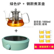 1구 하이라이트 1인용 전기레인지 캠핑 가정 휴대용 미니 소형 원형 하이라이트렌지, A, 블랙 버너