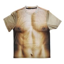 행사이벤트반팔티 쓸데없는특이한옷선물 근육맨몸티셔츠