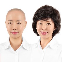 항암가발 엄마가발 중년가발 통가발 흰머리가발 고운머리 엘레강스 가발 4종, EG1002, 내츄럴블랙