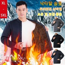 중노년 남성 보온 솜옷 남자겨울코트