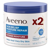 Aveeno 스킨릴리프 모이스춰 리페어 크림 311g x2개