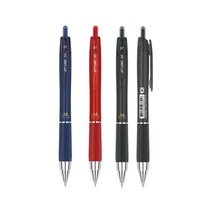 자바 제트라인M 0.7mm 초저점도 유성볼펜 검정, 3개