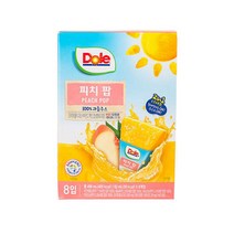 아트박스/메가커피 Dole 피치팝 62ml 1곽 8개입, 단품, 옵션선택:본품