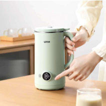 1인 2인 3인 용 콩 가는기계 분쇄기 맷돌 비지 메이커, 화이트 용량 800ml