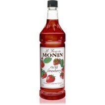 모닌 프리미엄 고메 시럽 와일드 스트로베리, 1개, 1L