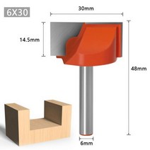6mm 생크 CNC 페이스 밀 라우터 비트 1 개바닥 라우터 청소 비트목공 엔드밀 커터 도구카바이드 커터목재용, 13 NO 13