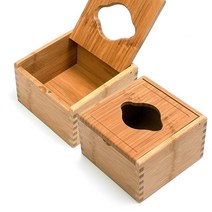 대나무 냅킨 케이스 원목 디스펜서 업소용 식당 냅킨통