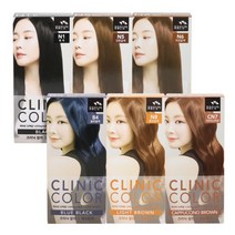 꽃을든남자 크리닉 헤어 칼라 택1, 옵션선택, 칼라 N5 진한갈색