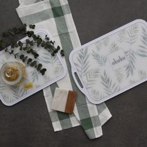 [앤쿠쿠] 항균 히노끼 도마세트 2p (중+대)