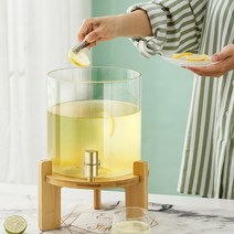 행사용 식혜냉각기 디스펜서 받침대 레몬티 케이터링, 5L 주스통 수도꼭지 포함 베이스 포함