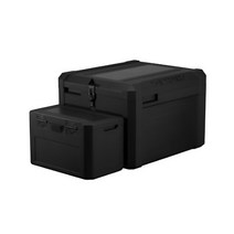 오토바이 초경량 탑박스 배달가방 EPP 소재 바이크 배달통 104L, 음료박스 블랙 18L
