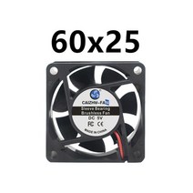 브러시리스 모터 냉각 팬 저소음 40MM 120MM 2 핀, 06 6025_03 24V