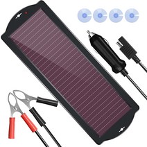 주행충전기 차량용주행 40a주행 자동차 배터리 고출력 점프 스타터 캠핑카용품 캠핑카 보조 태양열 연류 유지보수 1.5W/2.5W 12V 전지판 전원 키트 오토바이 선박용 RV 등, 1.5w 12v