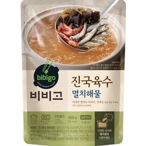 CJ 비비고 멸치해물육수 500g, 6개