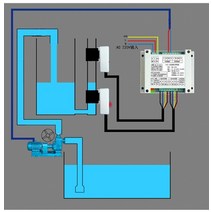 보일러분배기밸브 통기밸브 후렌지 유공관 솔밸브 높고 낮은 수위 컨트롤러 급수탑 상자 비접촉 액체 레벨 센서 보일러 플로트 스위치 자동 워터 펌프, 유형 9, 09 Type 9