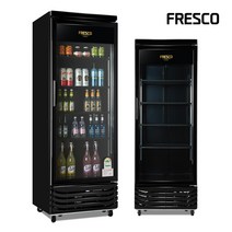 프레스코 국내산 1등급 프리미엄 음료수냉장고 술장고 올블랙 업소용 냉장쇼케이스 FRE-465RAB, 무료배송지역, FRE-465RF(AB)