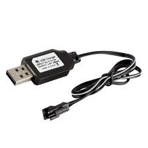 충전기 케이블 배터리 USB Ni-Cd Ni-MH 팩 SM-2P 플매트 카펫 매트 러그 어댑터 4.8V 250mA 출력 장난감 자동차, 한개옵션0