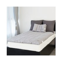 [소프라움] 구스페더 매트리스 토퍼 8200g 퀸 (그레이), 그레이