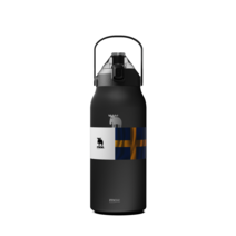 MOZ 스웨덴 316 스텐 대용량 원터치 손잡이 보냉보온병, 노르딕블랙, 1700ml