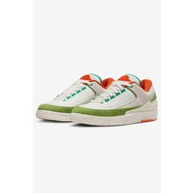 [국내 매장판] JORDAN X TITAN22 여성 에어 조던 2 RTR 로우 마닐라 - SAIL/SAFETY ORANGE-CHLOROPHYLL 294304