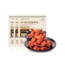 (모바일)피코크 고수의 맛집 원주 진미양념치킨 750g x 3팩