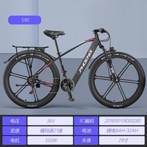 전기로드자전거 성인용 강력한 접이식 전기 유럽 모페드 모빌리티 전동 바라타 DWH, 3.36V350W C