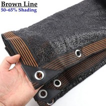 4pin 50 65 hdpe 안티 uv 블랙 태양 그늘 그물 온실 전망대 스크린 메쉬 화분 즙이 많은 식물 커버 차양 그물