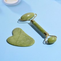 천연옥얼굴괄사마사지기세트_라인롤링 리프팅 페이스마사지