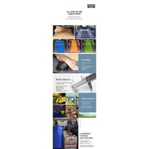 _ SUV 차량용 자충매트 차박매트 4컬러, 그린