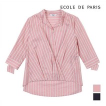 에꼴드파리 에꼴드파리 ST패턴 랩스타일 블라우스_P98WBC031Z