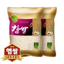 현대농산 2022년산 햅쌀 국산 찹쌀 10kg (5kgX2봉), 2개, 찹쌀 5kg