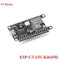 호환 부품 개발 보드 ESP32-C3 ESP-C3 ESP C3 C3S 12F 13 13U 01M 32S 미니 WiFi + BLE 5.0 ESP32 모듈 ESP-C3-13 ESP-C, ESP-C3-13U-Kit(4M)