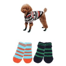 스트라이프st 냥이 강아지 양말 아쿠아 강아지발바닥보호 강아지발, 사이즈