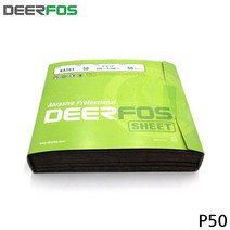 천사포 디어포스 페파 사각 목재사포 금속 50장 50방 deerfos sandpaper _HIKT