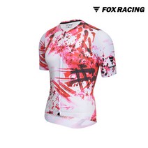 폭스레이싱 자전거의류 [이태리밴드] 숏 저지 레가시 FRSJER-166-Pink Red