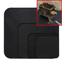 캠핑 방염매트 화로대 방염포 방열시트 대형, 블랙 방염매트 XL