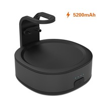 비상용발전기에코 도트 용 배터리베이스 3 rd Gen Alexa Echo Dot 3 스피커 충전식 도킹 스테이션 용 전용, CHINA_Black 5200mAh