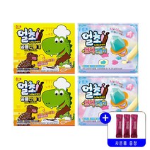 해태 NEW 얼초 얼려먹는 보석만들기 25g+공룡만들기 38g 2종 묶음행사+사은품증정, 2세트