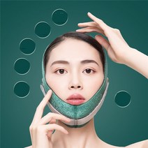 얼굴 마사지 밴드 이중턱 브이라인 기구 주름 볼살 턱 리프팅 기계 경락 페이스 리프트 붕대 여성 슬림 페이스 뺨 v 라인 리프트 업 마스크 수면 붕대 뷰티 안티 링클 스트랩, 초록